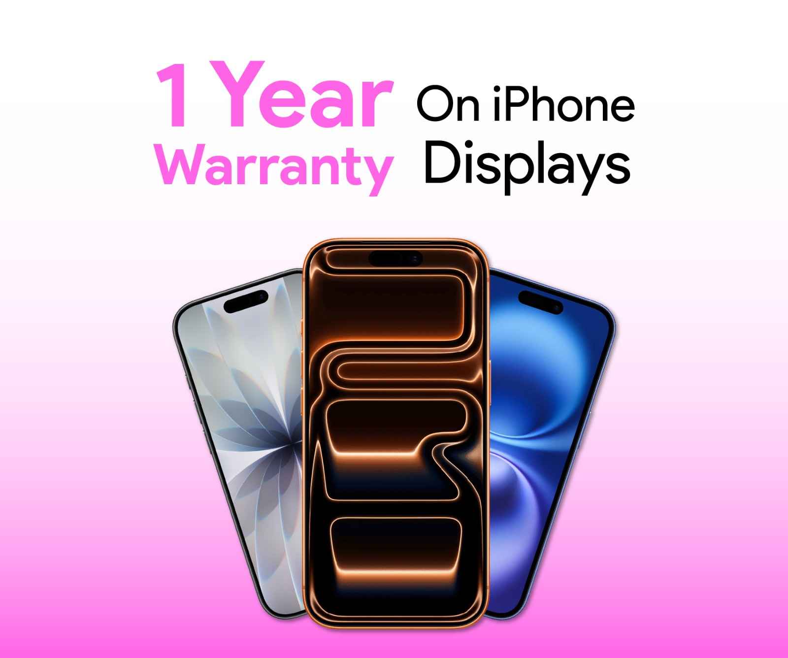GoFix 1 Year Warranty on all mobile and laptop repairs