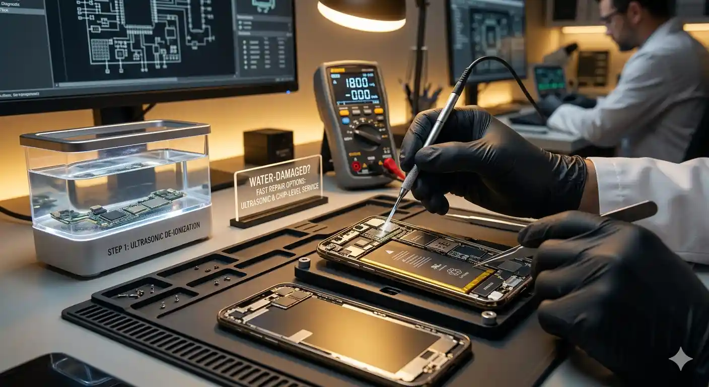 Water-Damaged Phone? First Steps and Fast Repair Options